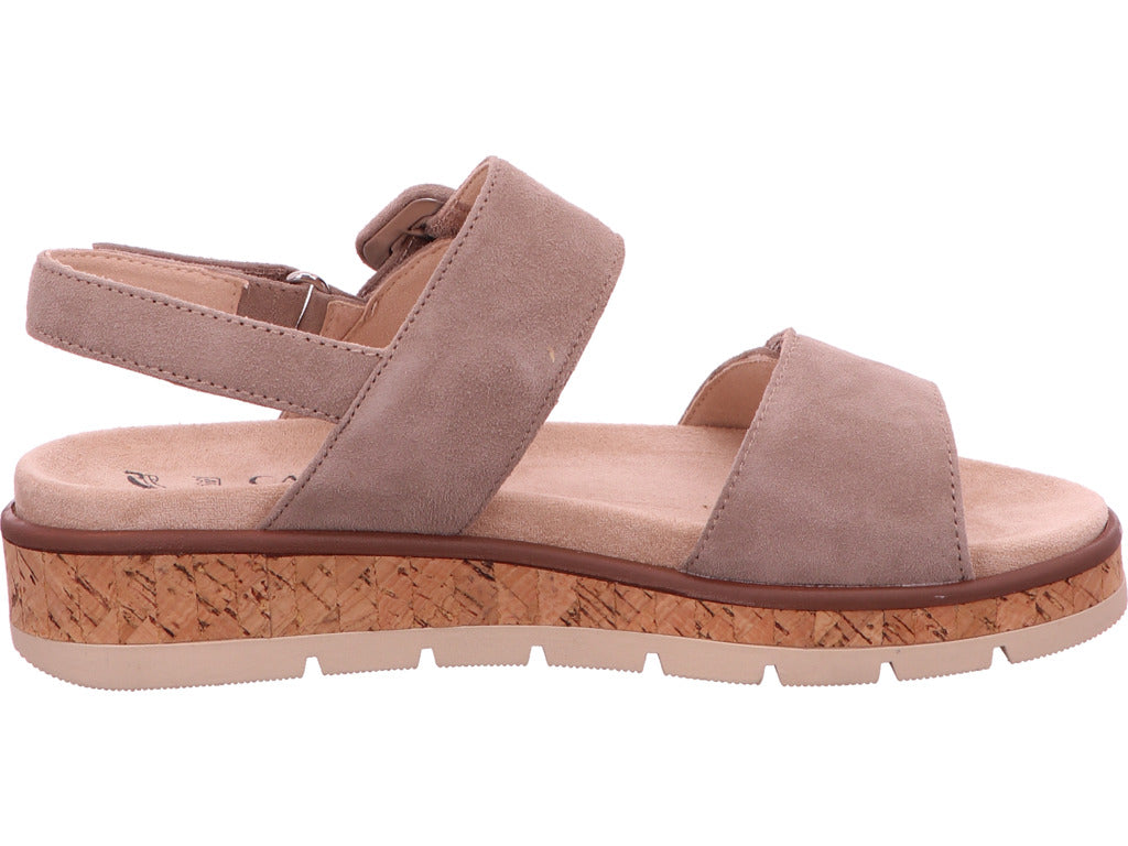 Caprice Damen Sandalette  in taupe