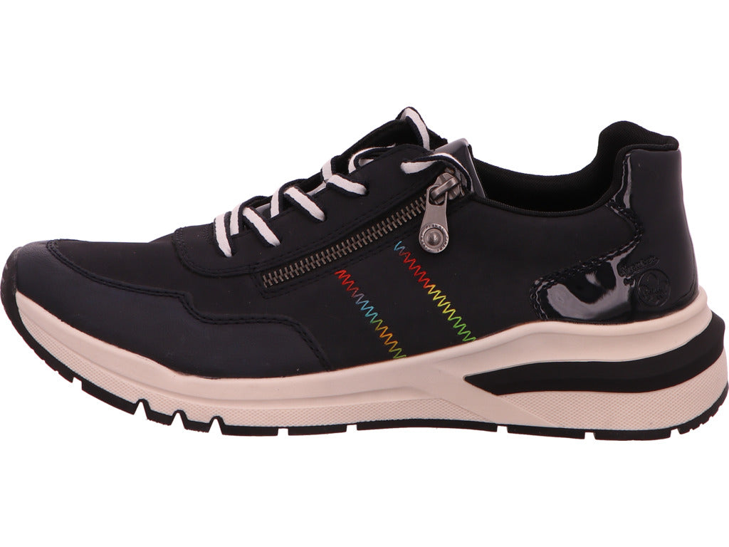 Rieker Damen Sneaker  in blau-kombiniert