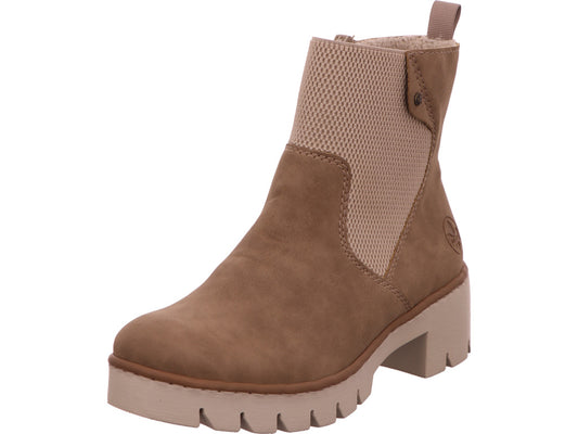 Rieker Damen Stiefel  in beige-kombiniert