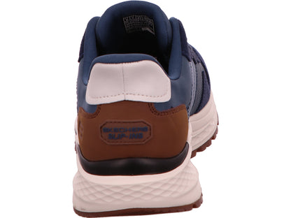 Skechers Herren Slipper Slade Ultra-Mercer in blau-bunt-kombiniert