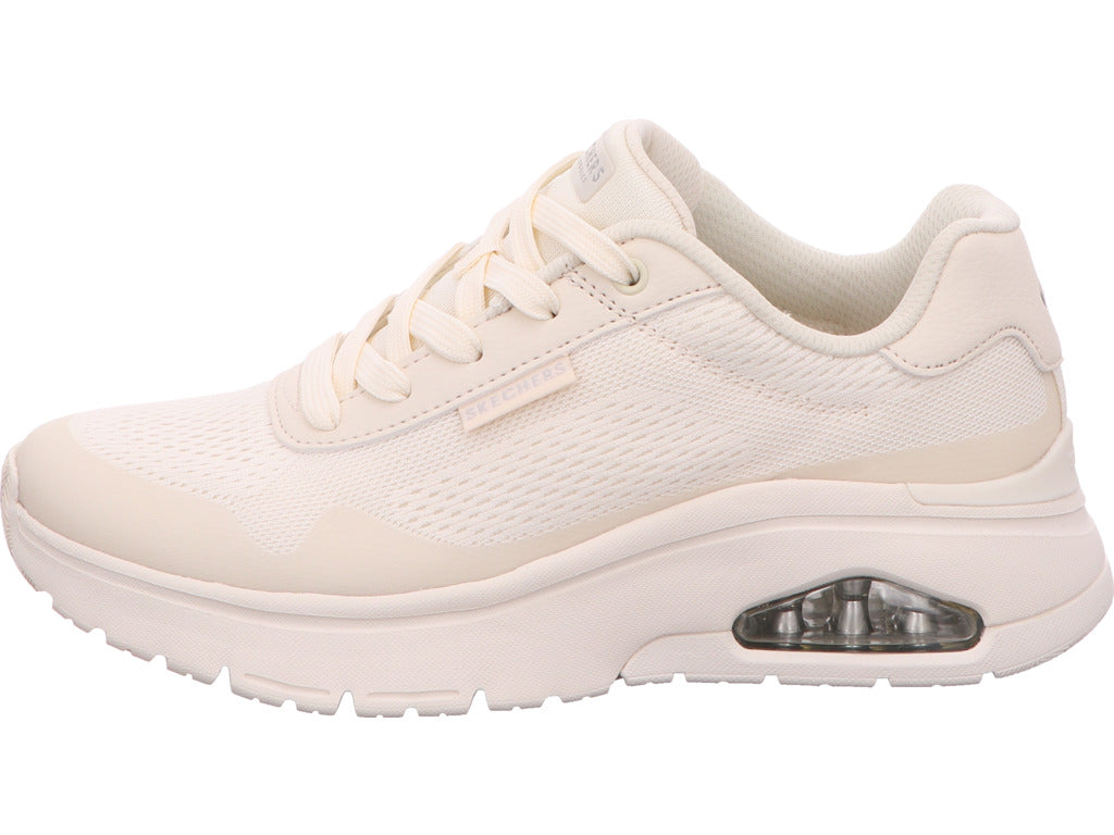Skechers Uno Flex damessneakers in wit