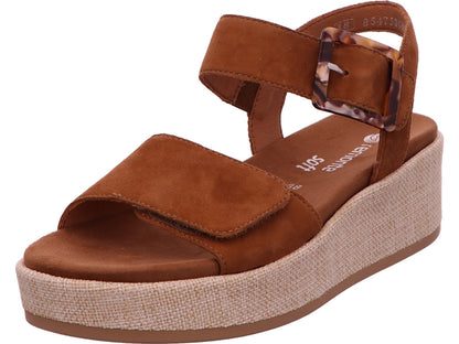 Remonte Damen Sandalette  in hellbraun