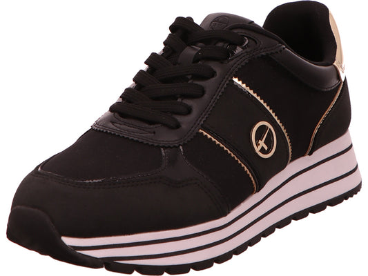 Tamaris Damen Sneaker  in schwarz-bunt-kombiniert