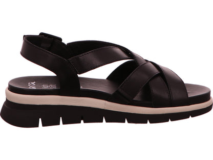 Ara Damen Sandalette Cambridge-S in schwarz-bunt-kombiniert