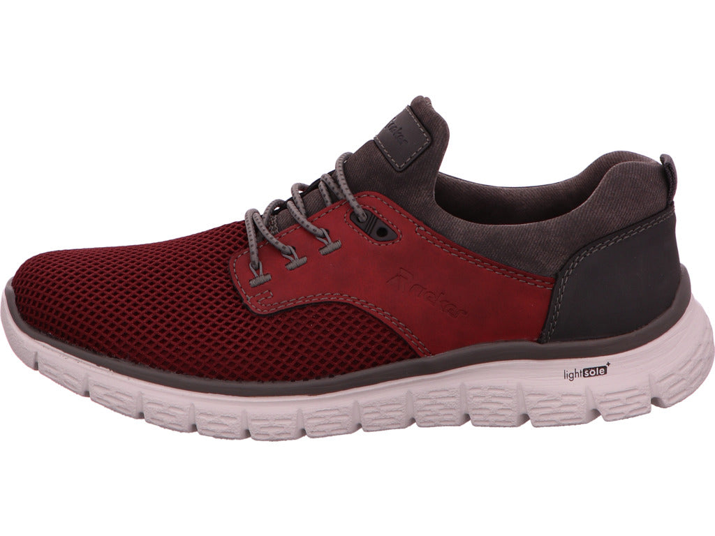 Rieker Herren Sneaker  in rot-bunt-kombiniert