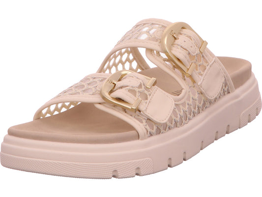 Bagatt Damen Pantolette Dalia Evo in beige-bunt-kombiniert