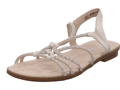 Rieker Damen Sandalette  in beige-bunt-kombiniert