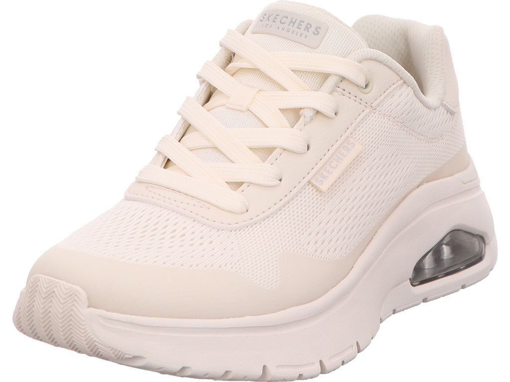 Skechers Uno Flex damessneakers in wit