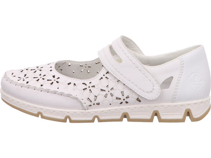 Rieker Damen Slipper  in weiß