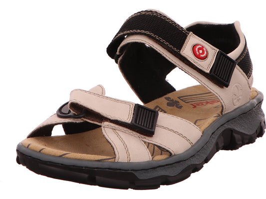 Rieker Damen Sandalette  in hellbeige