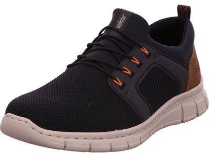 Rieker Herren Sneaker  in blau-bunt-kombiniert
