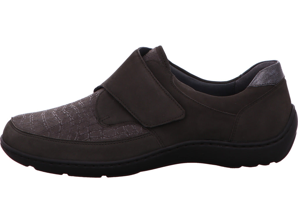 Waldläufer damesslippers Henni in grijs-gecombineerd