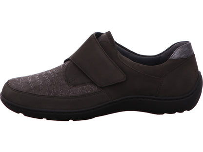 Waldläufer damesslippers Henni in grijs-gecombineerd