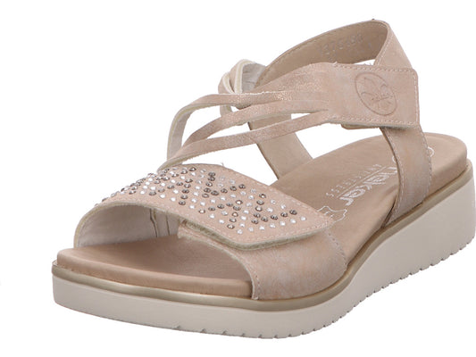 Rieker Damen Sandalette  in rose