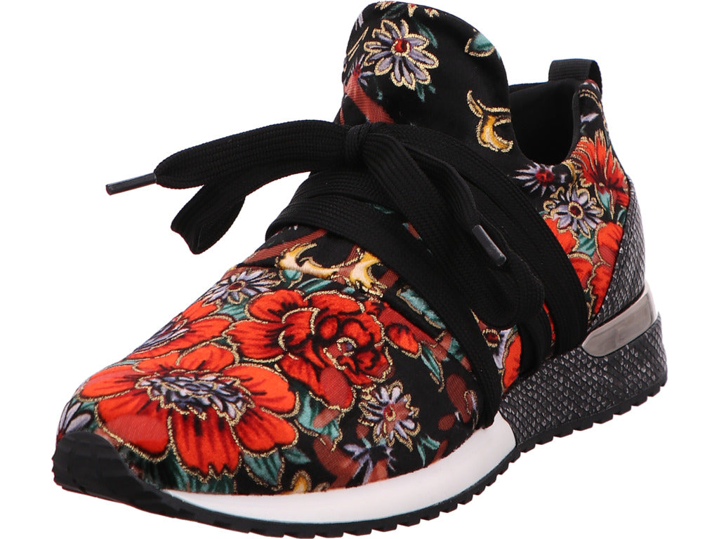 La Strada Damen Sneaker  in schwarz-bunt-kombiniert