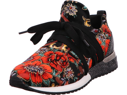 La Strada Damen Sneaker  in schwarz-bunt-kombiniert