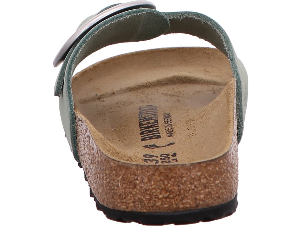 Birkenstock Damen Pantolette Madrid Big Buckle in hellgrün