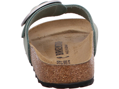 Birkenstock Damen Pantolette Madrid Big Buckle in hellgrün