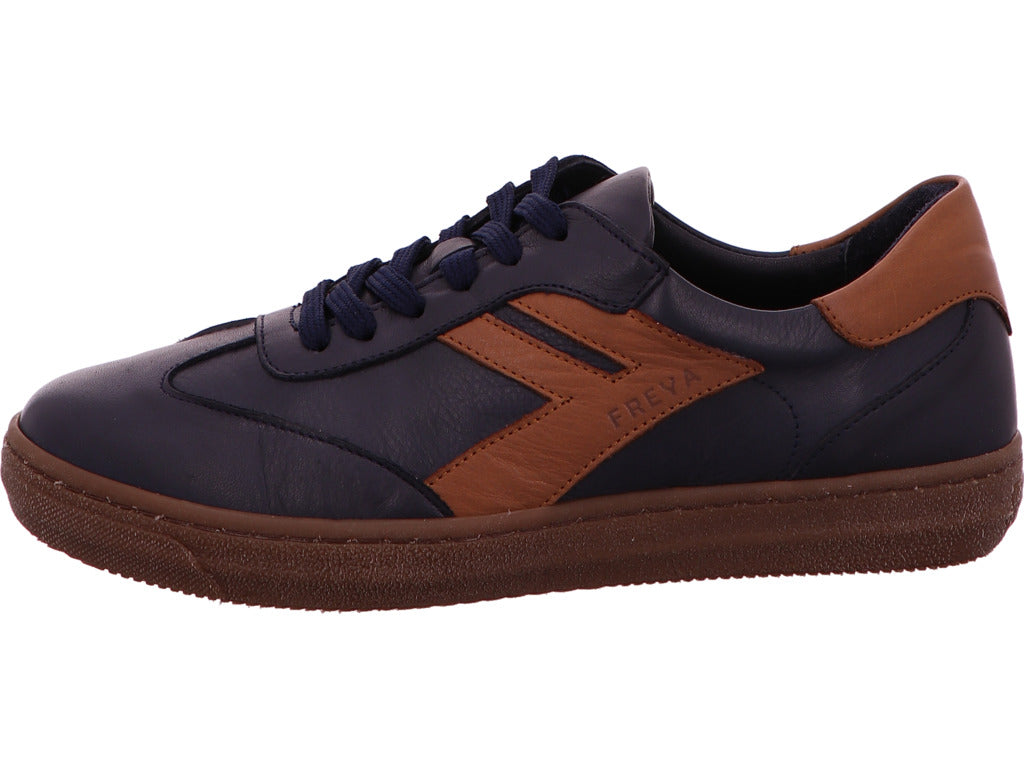 Andrea Conti damessneakers in een blauw-multicolor combinatie