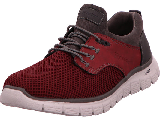 Rieker Herren Sneaker  in rot-bunt-kombiniert