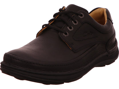 Clarks Herren Halbschuh Nature Three in schwarz
