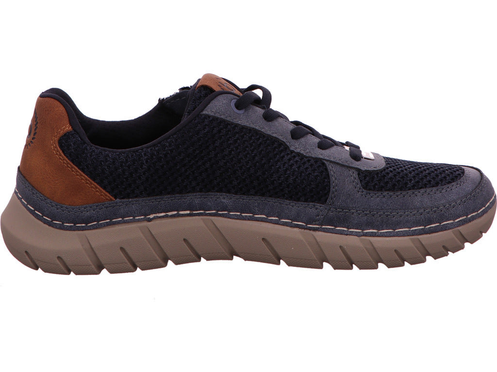 Bugatti Herren Sneaker Lima in blau-bunt-kombiniert