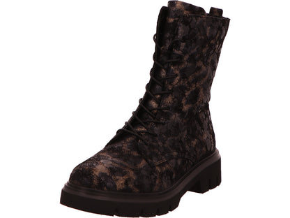 Remonte Damen Stiefel  in schwarz-bunt-kombiniert