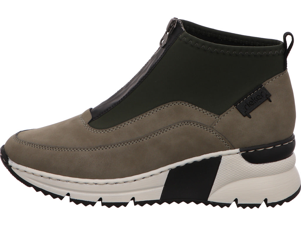 Rieker Damen Stiefel  in grün-bunt-kombiniert
