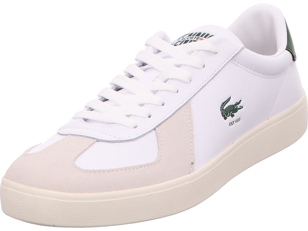 Lacoste Herren Sneaker Basehot in weiß-bunt-kombiniert