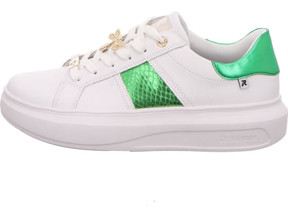Rieker Damen Sneaker Revolution in weiß-bunt-kombiniert