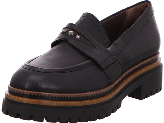 MJUS damesslippers in zwart