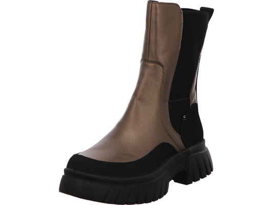 Rieker Damen Stiefel  in schwarz-bunt-kombiniert