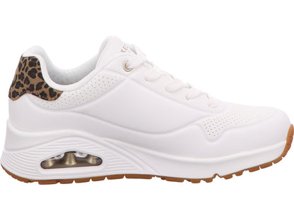 Skechers Damen Sneaker Uno Jungle Nite in weiß-bunt-kombiniert