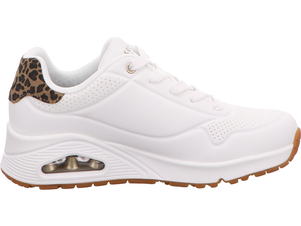 Skechers Damen Sneaker Uno Jungle Nite in weiß-bunt-kombiniert