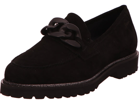 Sioux Damen Slipper  in schwarz