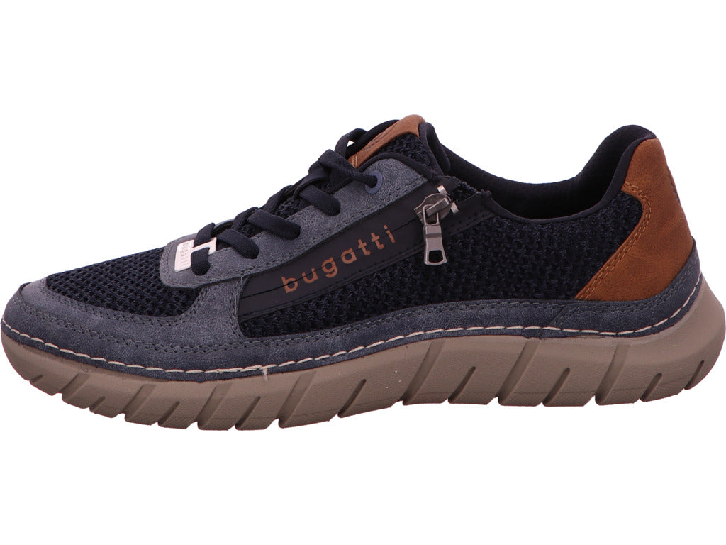 Bugatti Herren Sneaker Lima in blau-bunt-kombiniert