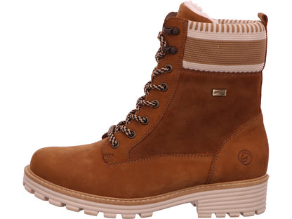Remonte Damen Stiefel  in braun-bunt-kombiniert