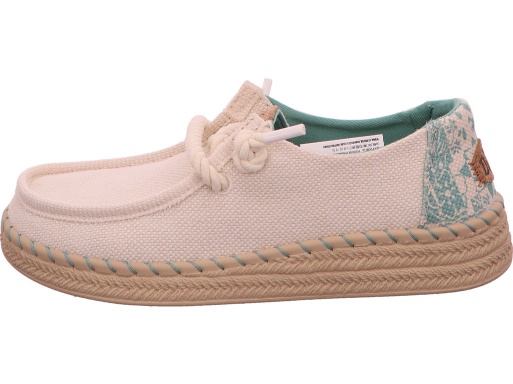 Hey Dude Damen Slipper Wendy Espadrille in beige-bunt-kombiniert