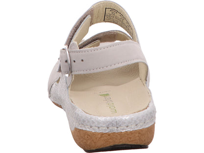 Waldläufer Damen Sandalette Heliett in grau-bunt-kombiniert