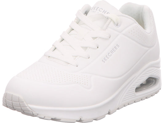 Skechers Damen Sneaker Uno-Stand On Air in weiß