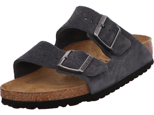 Birkenstock Damen Pantolette Arizona in dunkelgrau