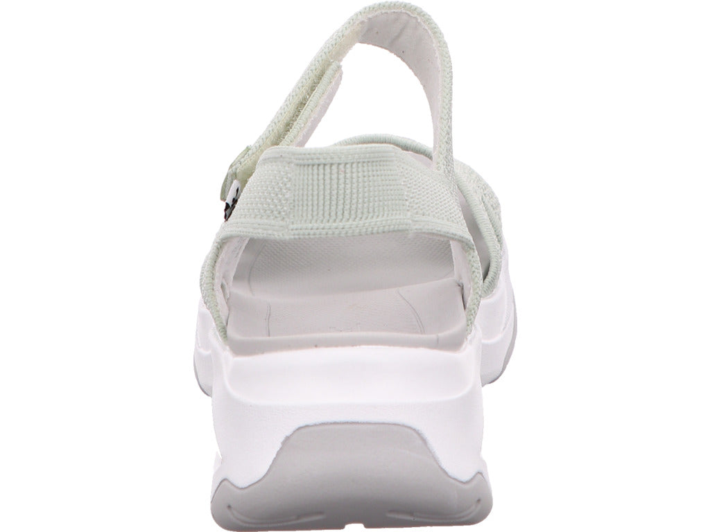 Rieker Damen Sandalette  in grün-bunt-kombiniert