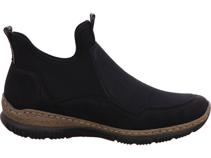 Rieker Damen Stiefel  in schwarz-bunt-kombiniert