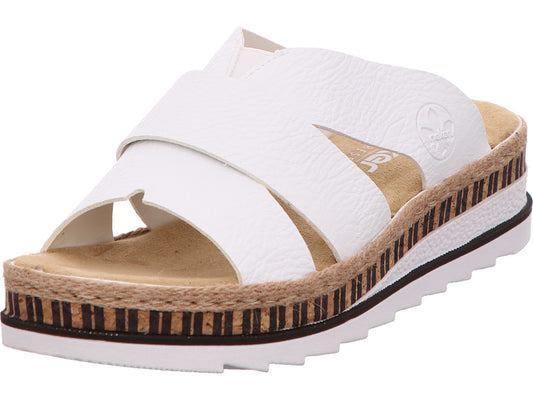 Rieker Damen Sandalette  in weiß