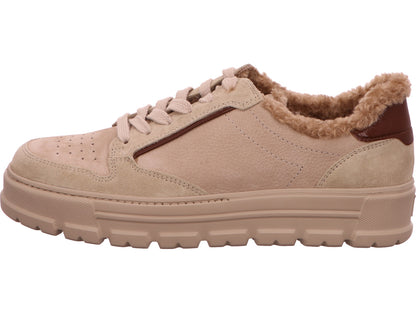 Paul Green Damen Schnürschuh  in beige-bunt-kombiniert