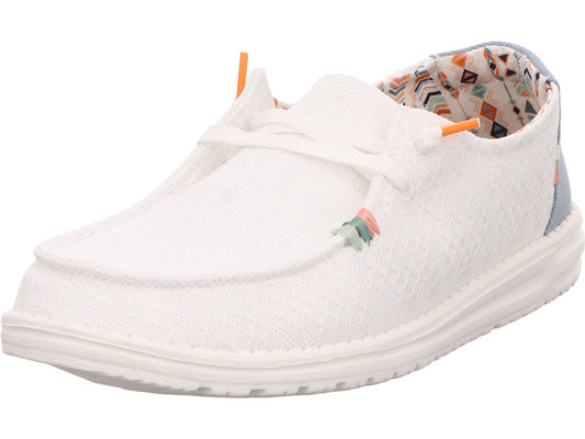 Hey Dude damesslippers Wendy Boho in wit