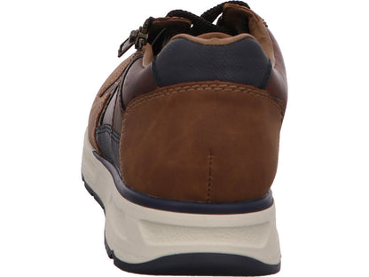 Rieker Herren Sneaker  in braun-bunt-kombiniert