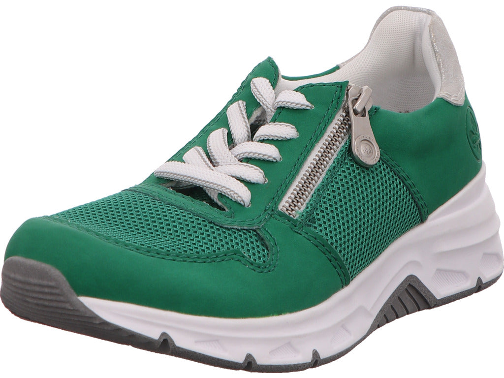 Rieker Damen Sneaker  in grün-bunt-kombiniert