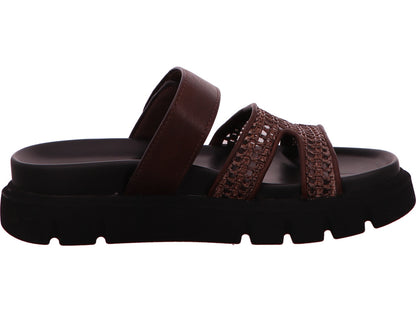 Tamaris Damen Pantolette  in dunkelbraun