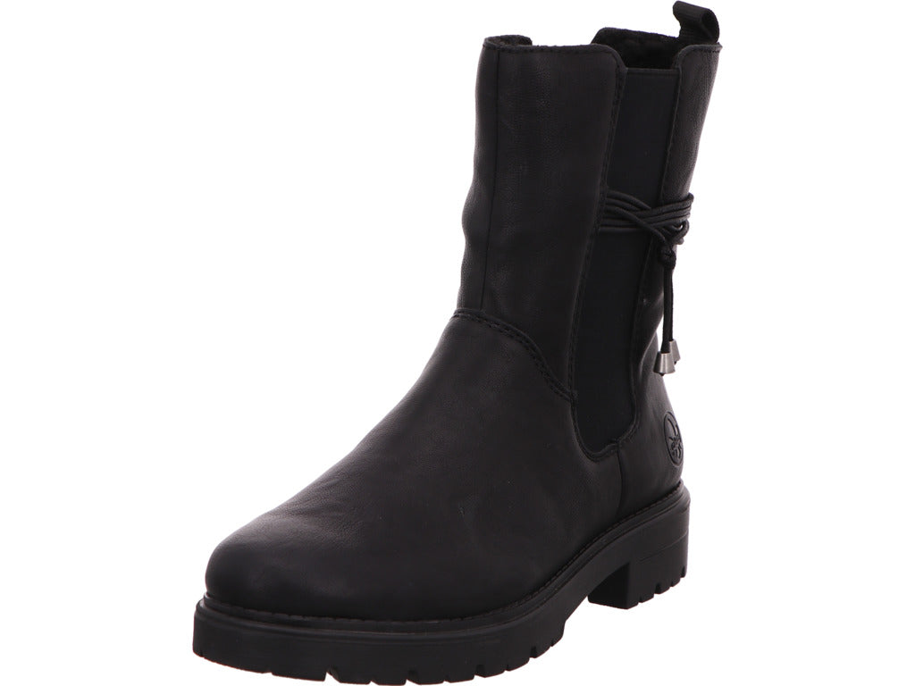 Rieker Damen Stiefel  in schwarz